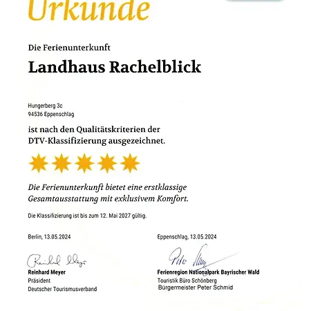 Chalet Luxus Rachelblick Eppenschlag